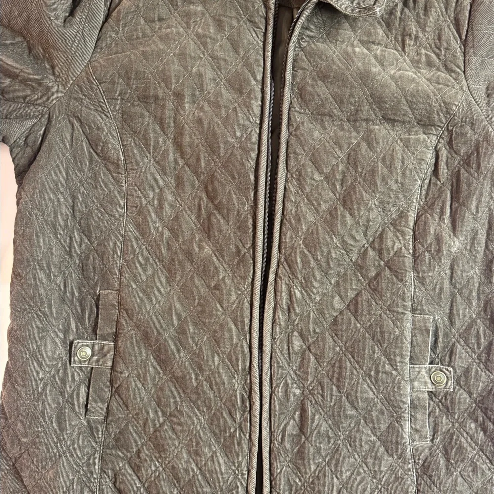 Croft & Barrow Quilted Jacket in Dark Brown - Picture 8 of 8